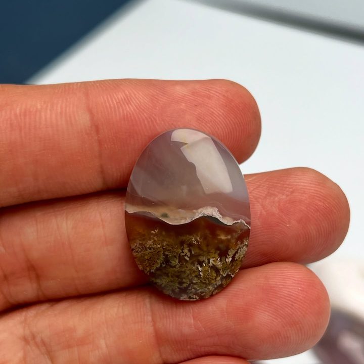 نگین عقیق منظره‌ای